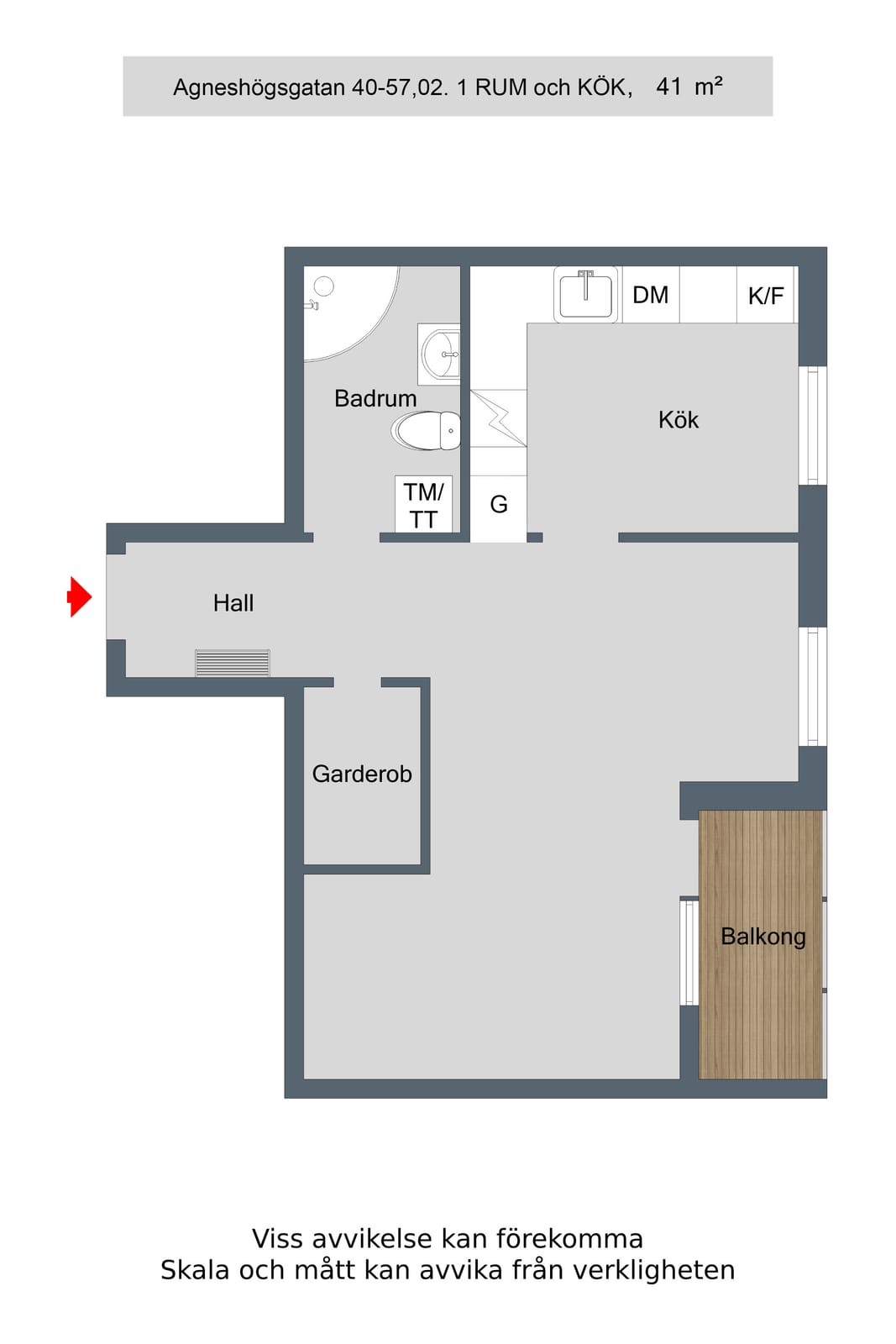 1 rok · 41 m² i Motala – bild 20