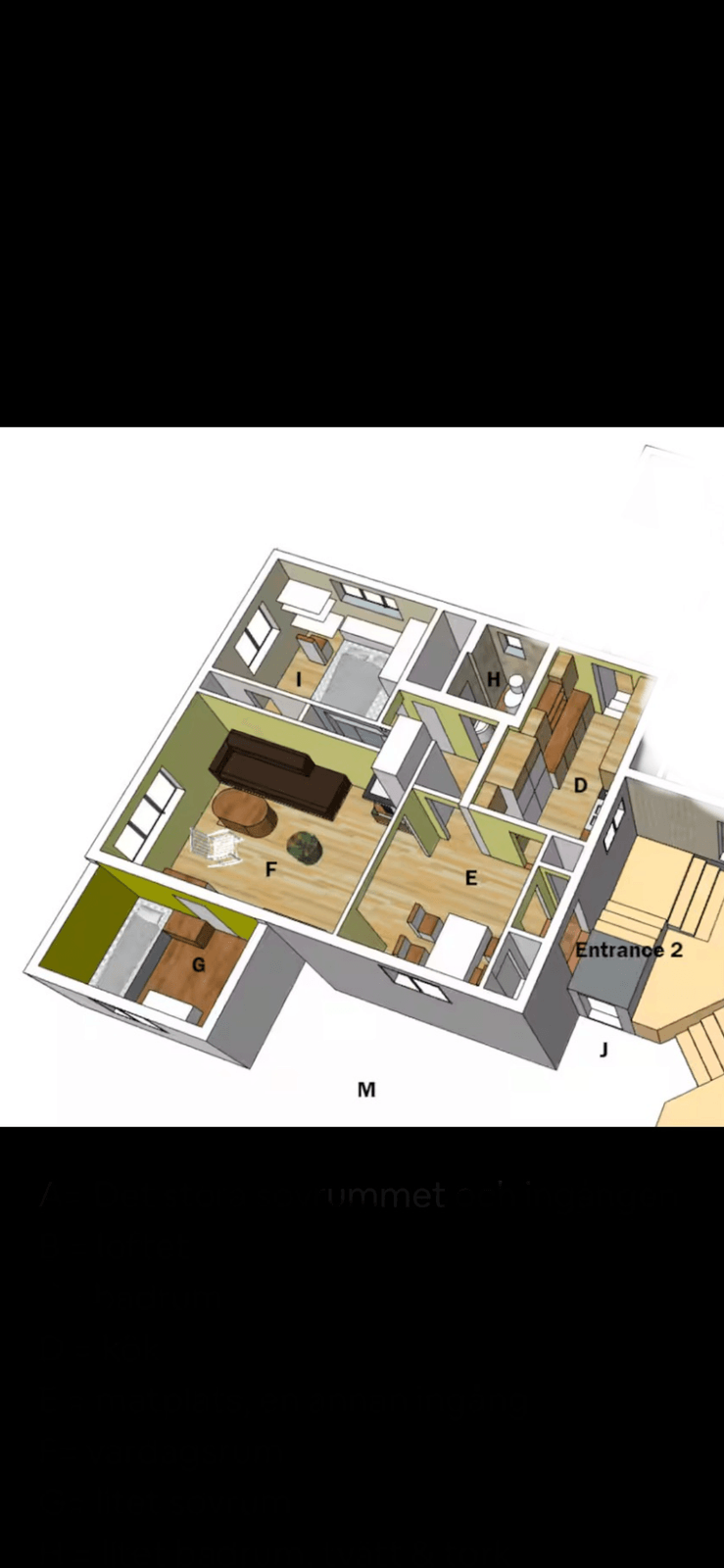 Villa/Hus, 3 rooms, 76 sqm, Tullinge centrum