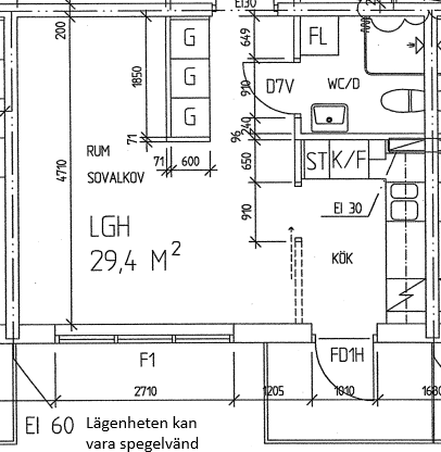 1 rok · 29 m² i Halmstad – bild 2