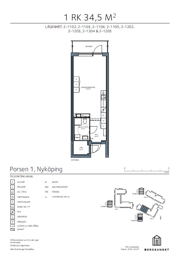Lägenhet, 1 rooms, 34 sqm, Nyköping – bild 5
