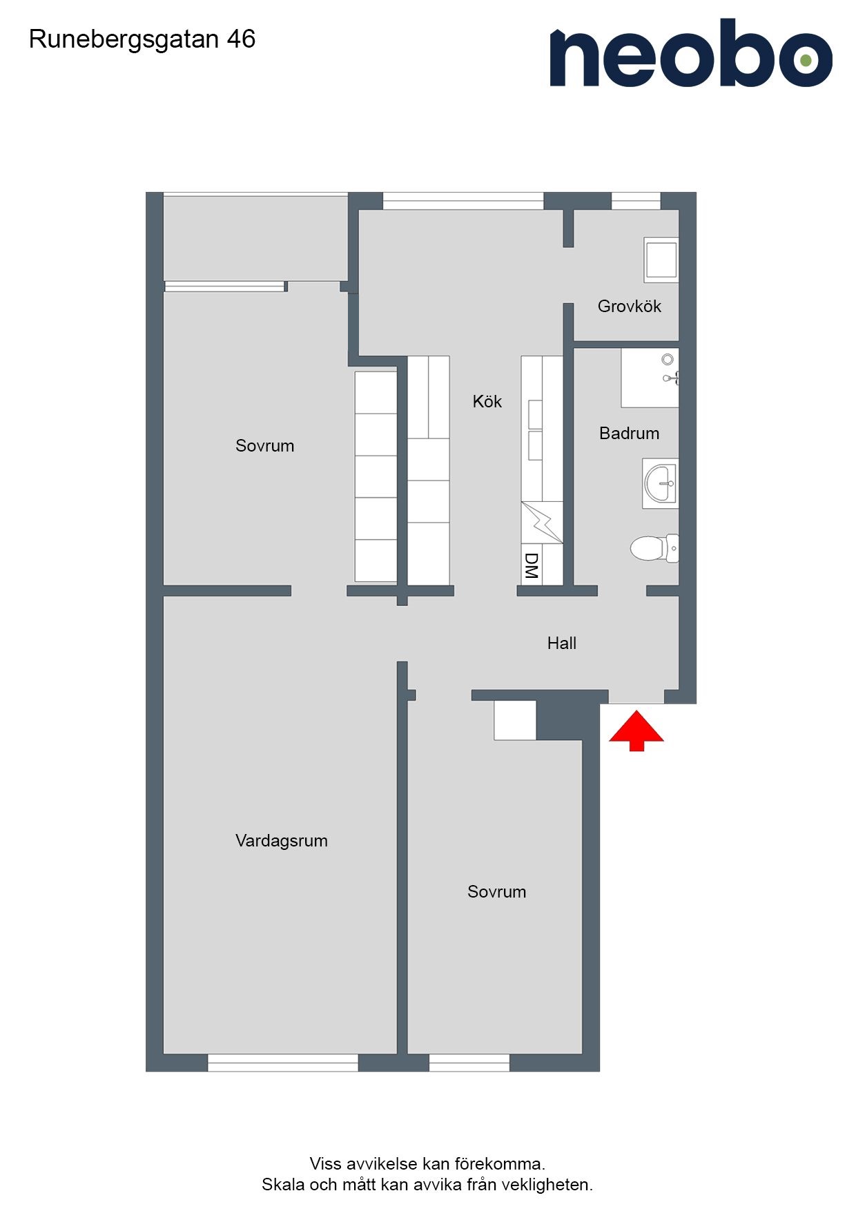 Lägenhet, 3 rooms, 82 sqm, Nyköping – bild 6