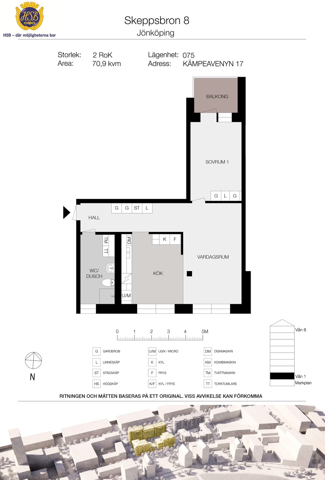 2 rok · 70 m² i Jönköping – bild 2