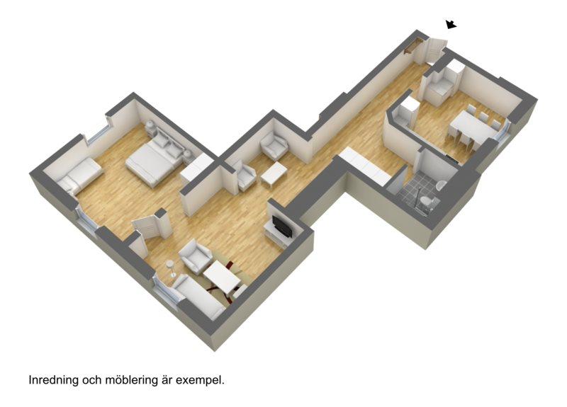 2 rok · 80 m² i Helsingborg – bild 2