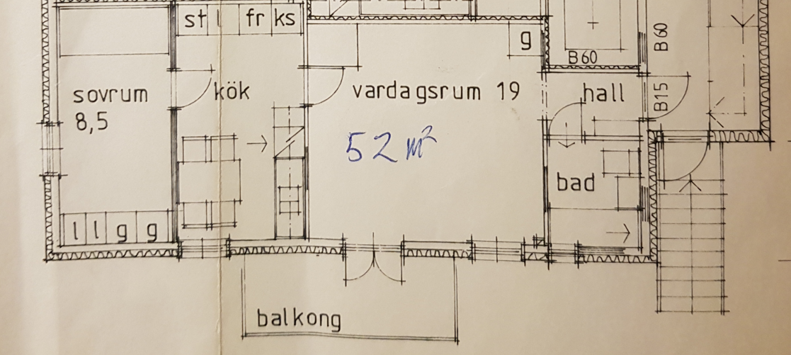 Lägenhet, 2 rooms, 52 sqm, Kållekärr – bild 23