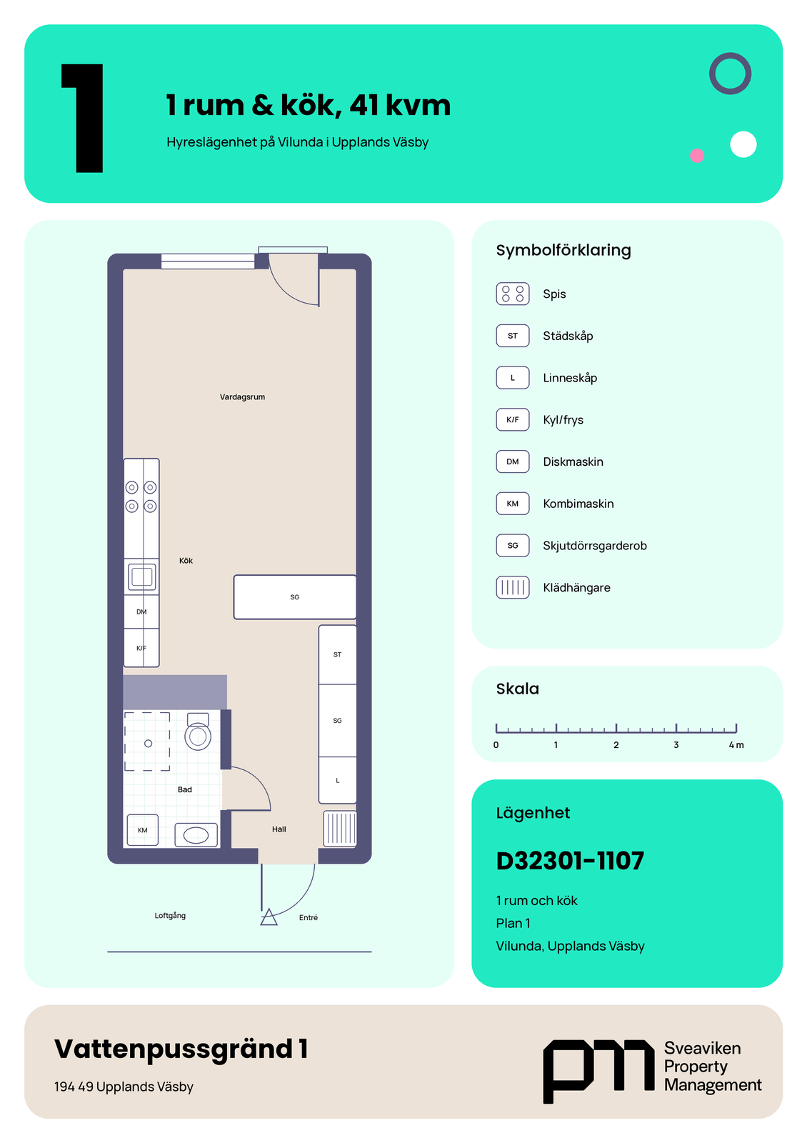 1 rok · 41 m² i Upplands Väsby – bild 9