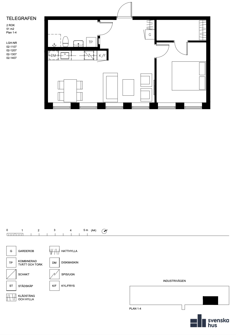 2 rok · 51 m² i Nynäshamn – Nynäshamn