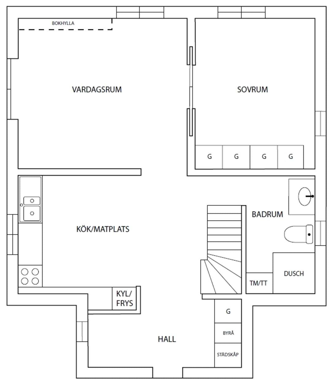 Villa/Hus, 3 rooms, 73 sqm, Nacka – bild 17