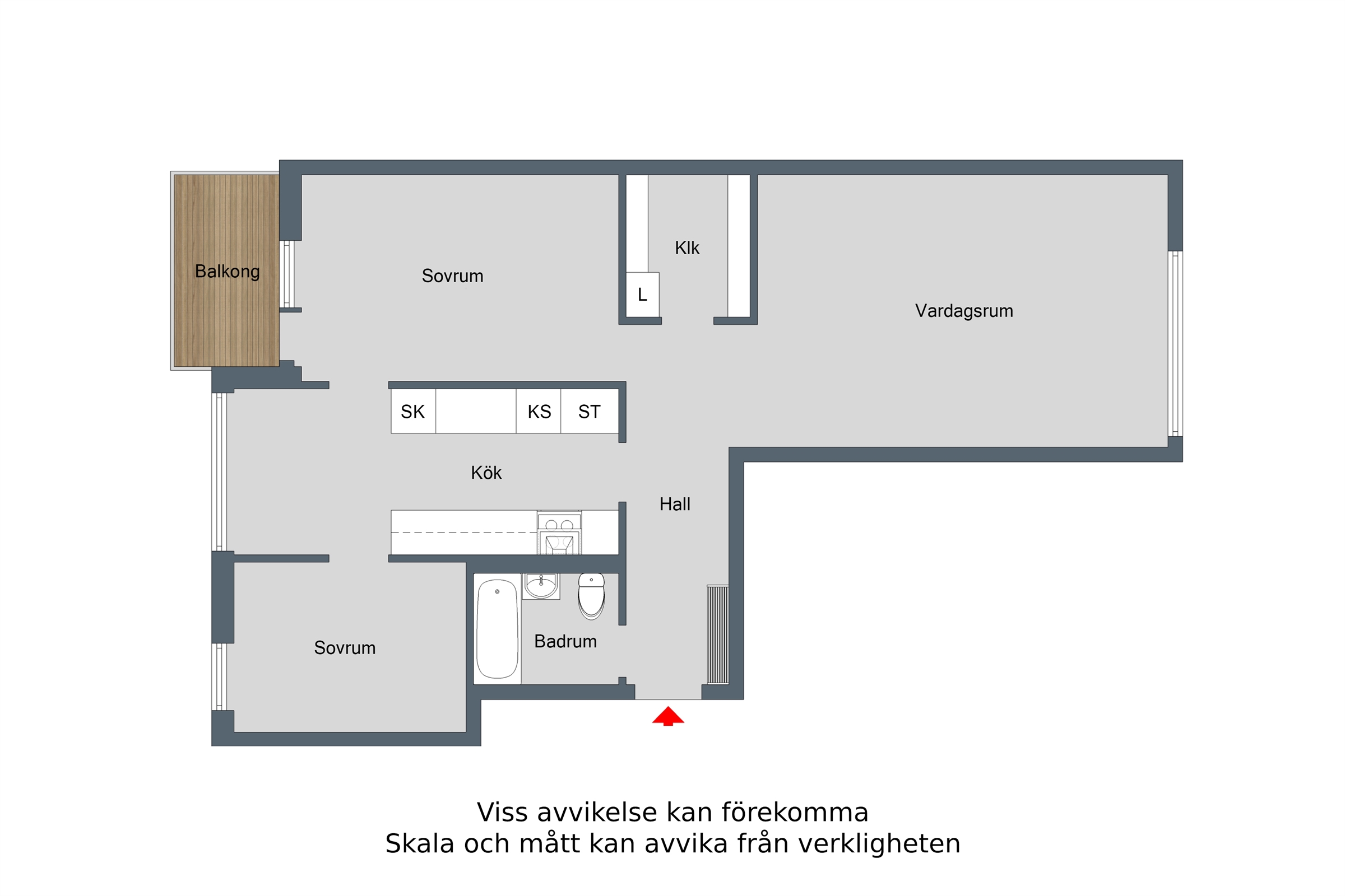 Lägenhet, 3 rooms, 77 sqm, Finspång – bild 16