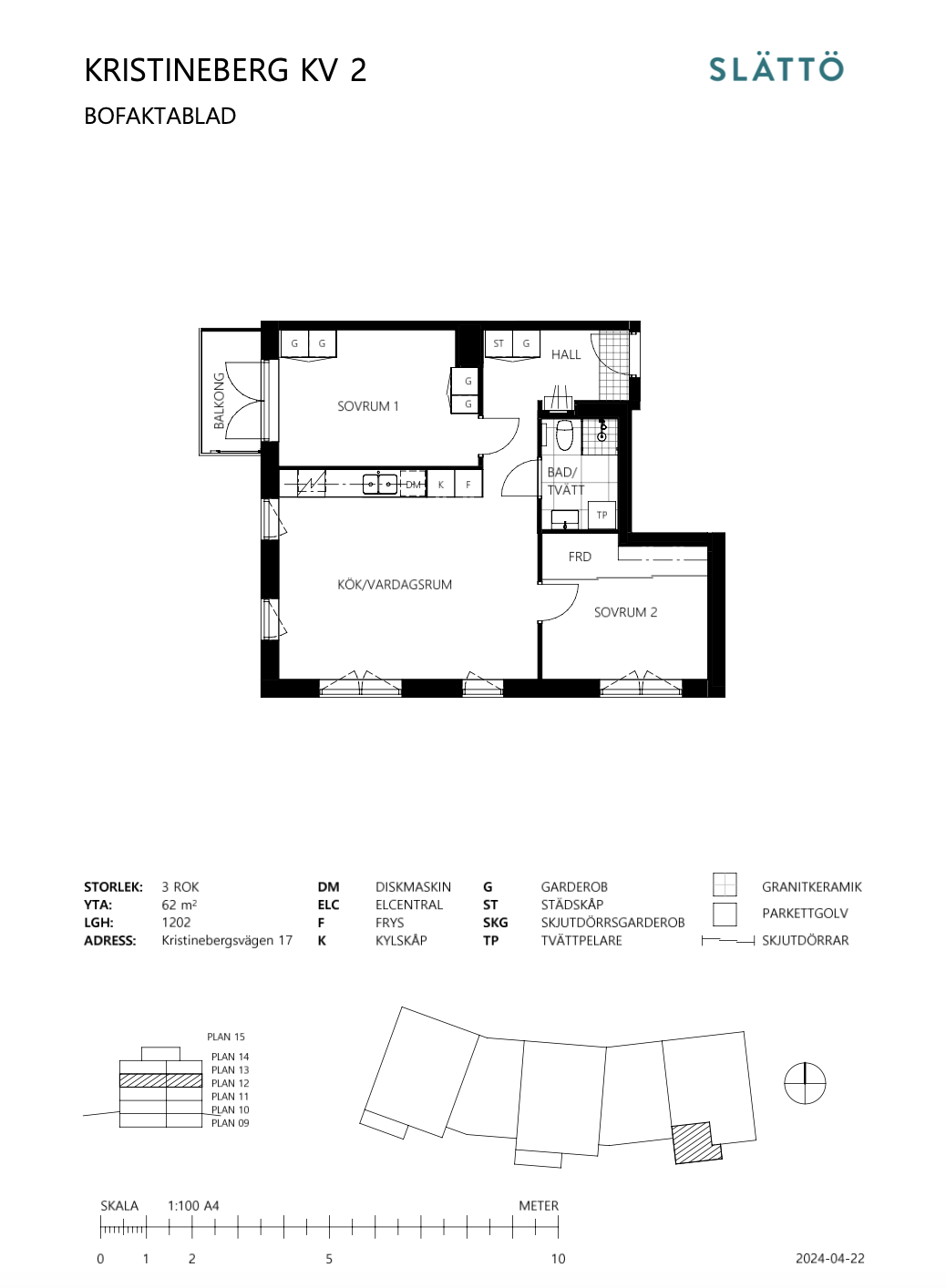 Lägenhet, 3 rooms, 62 sqm, Vallentuna – bild 10