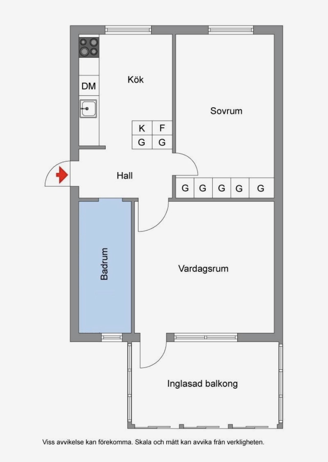 2 rok · 59 m² i Norsborg – bild 5