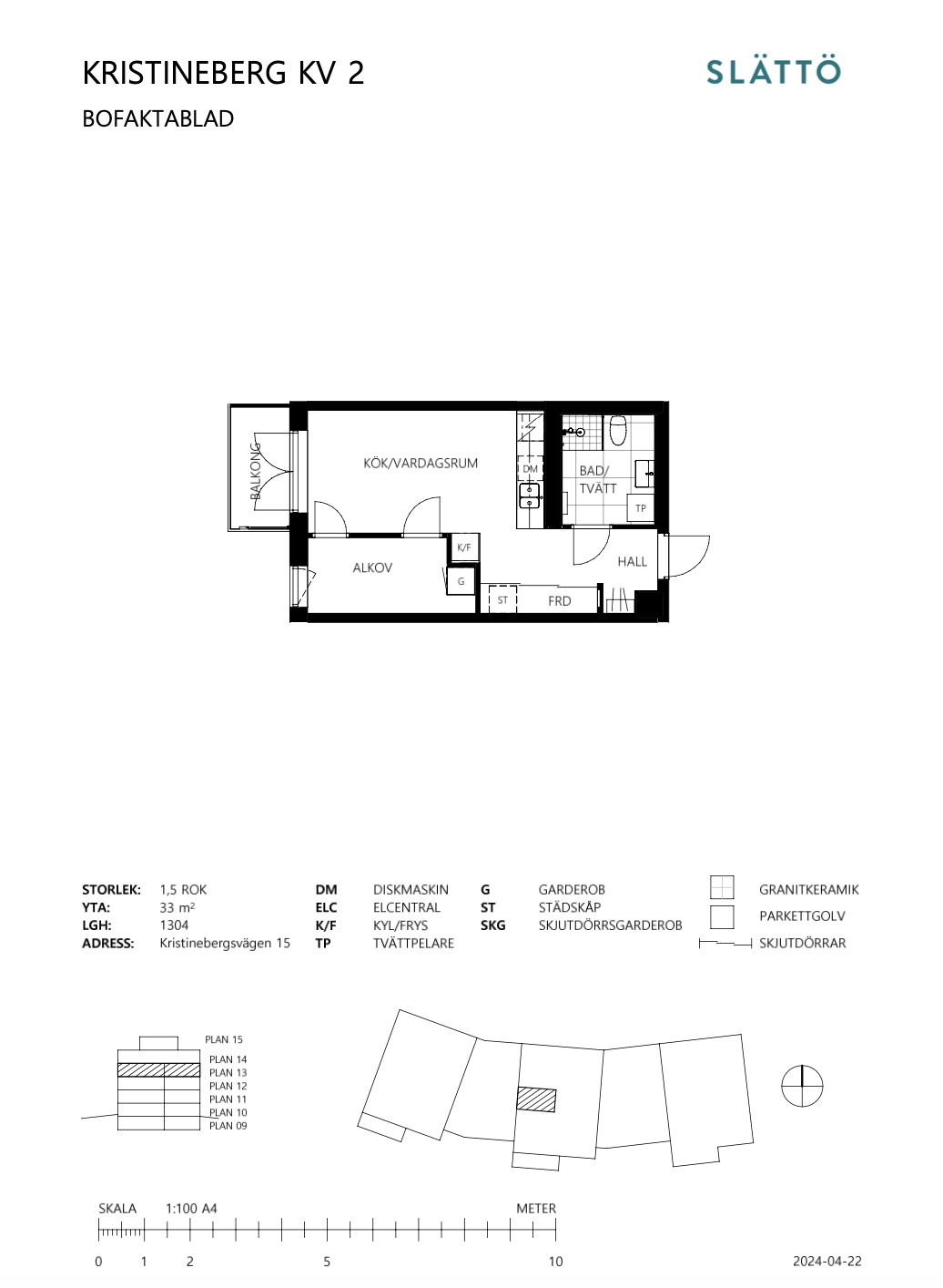 Lägenhet, 2 rooms, 33 sqm, Vallentuna – bild 12
