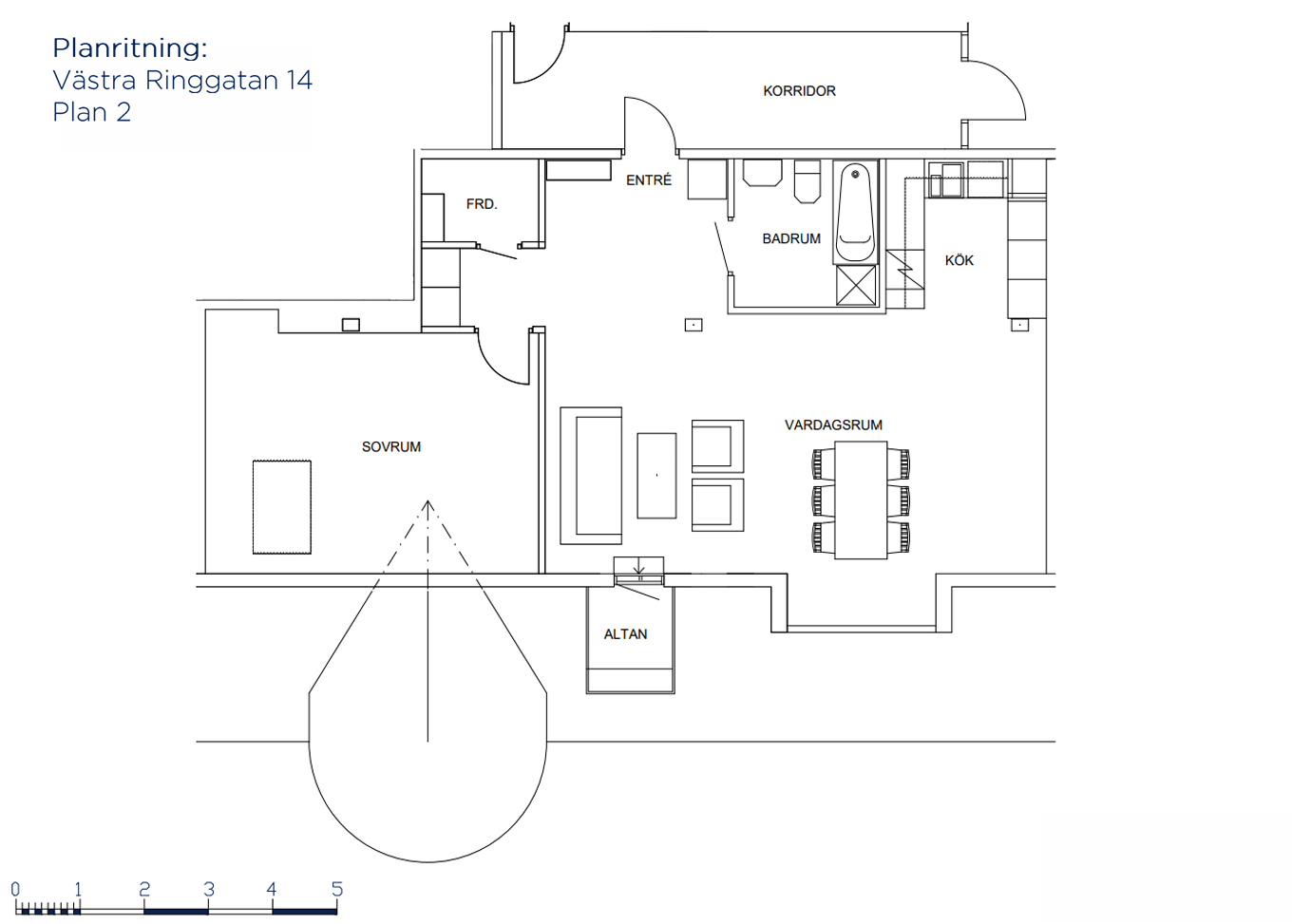 Lägenhet, 2 rooms, 60 sqm, Enköping