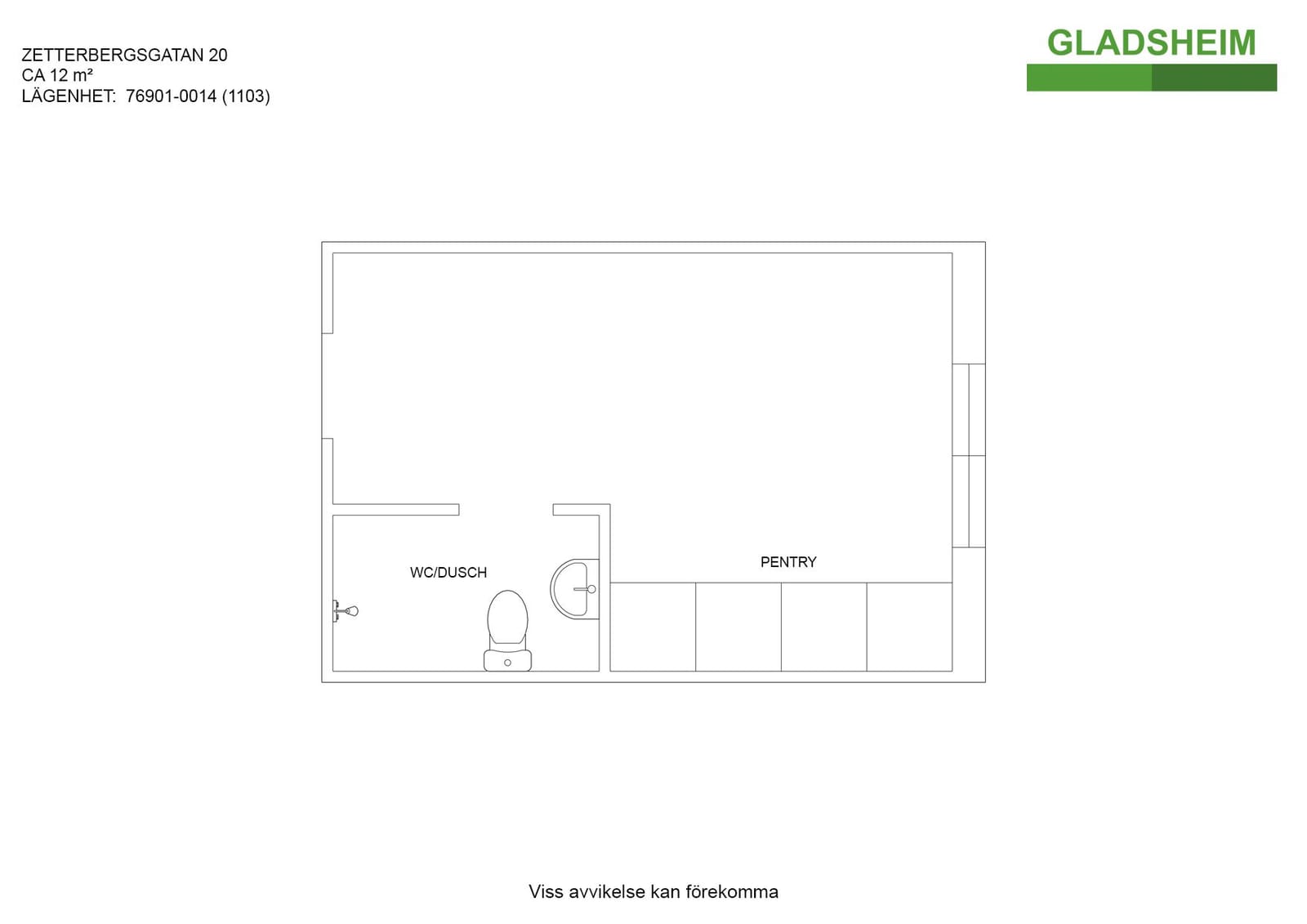 1 rok · 12 m² i Eskilstuna – bild 8