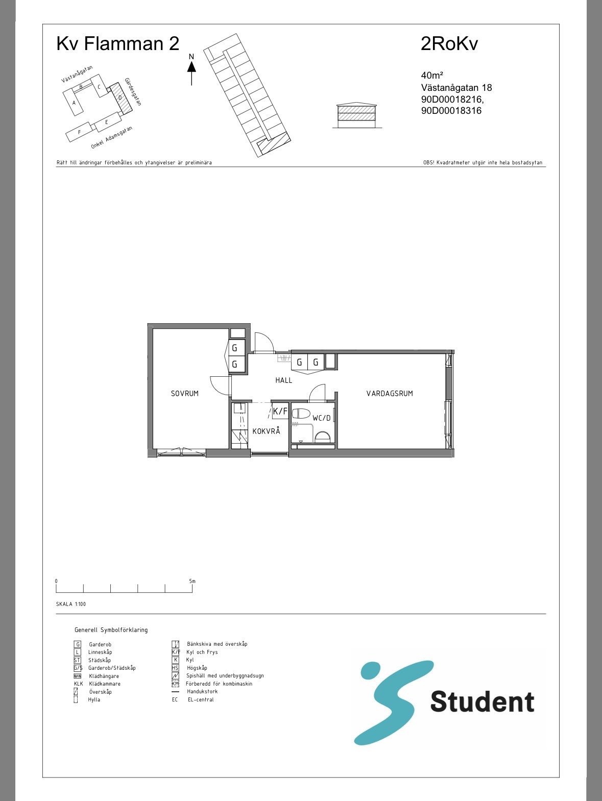 Lägenhet, 2 rooms, 40 sqm, Linköping – bild 11
