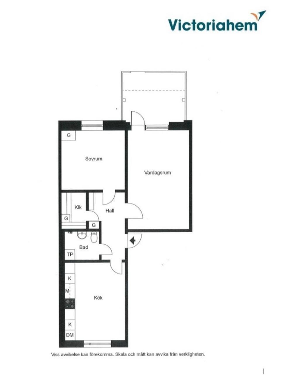 Lägenhet, 2 rooms, 63 sqm, Södertälje – bild 2
