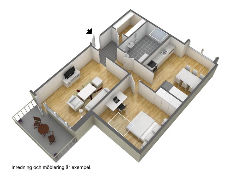 Lägenhet, 2 rooms, 69 sqm, Helsingborg – bild 6