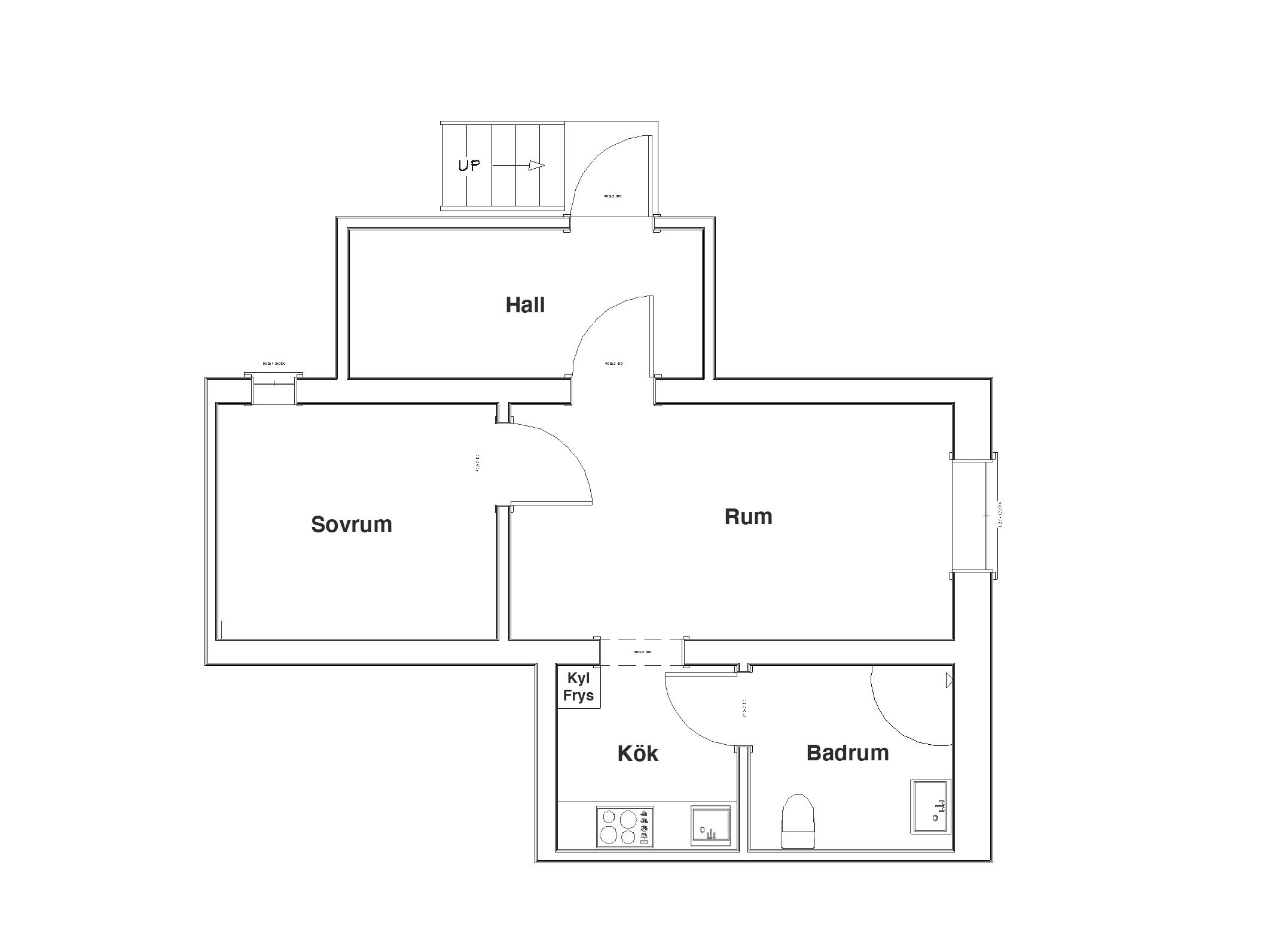 Lägenhet, 2 rooms, 38 sqm, Boliden – Boliden