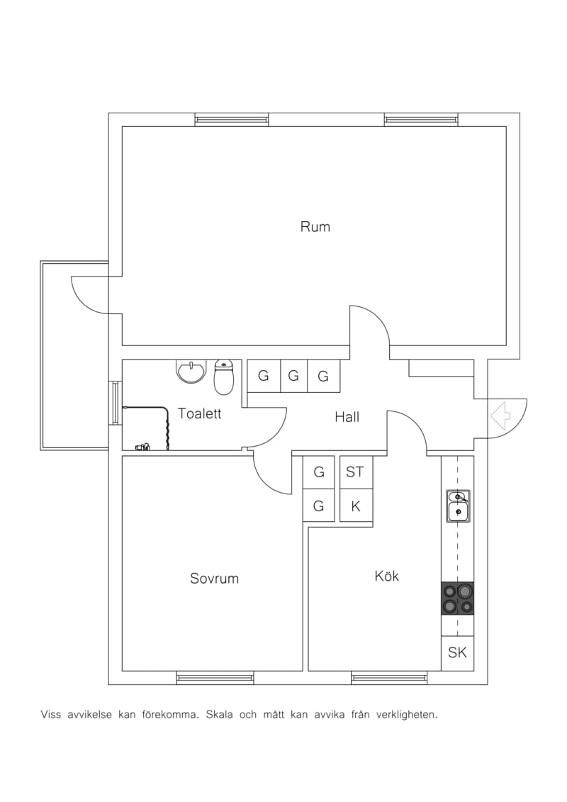 2 rok · 65 m² i Markaryd – bild 10