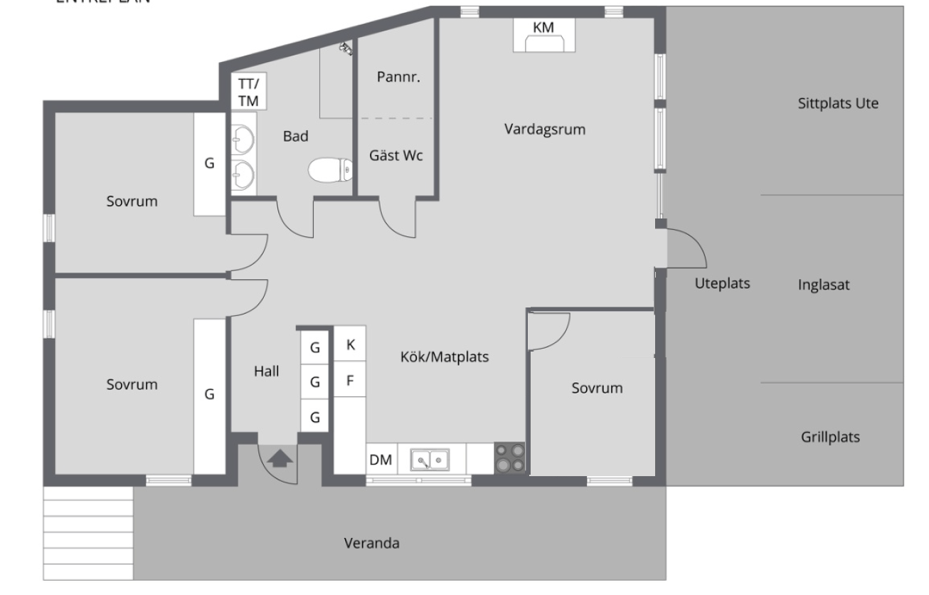 Lägenhet, 4 rooms, 120 sqm, Södertälje