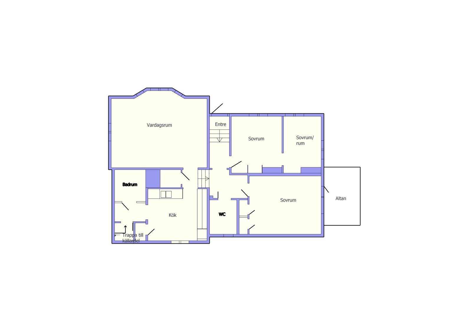 Villa/Hus, 4 rooms, 105 sqm, Nynäshamn
