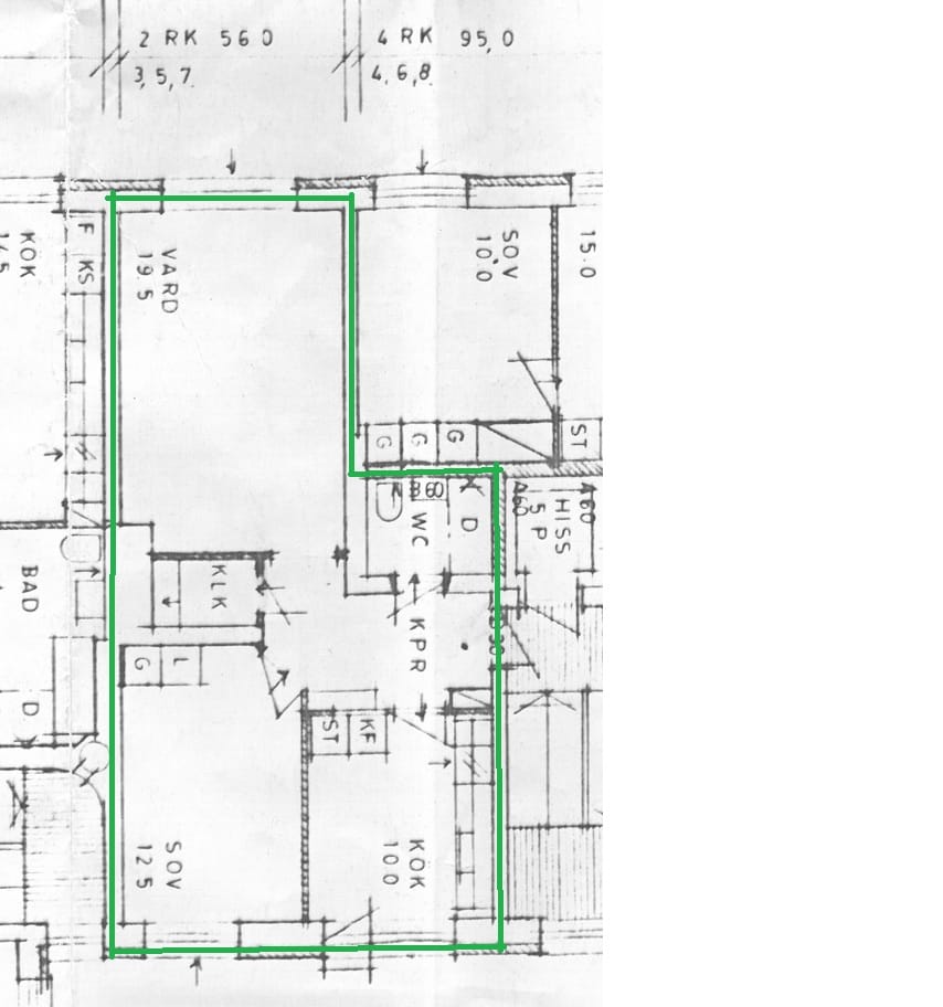2 rok · 56 m² i Norrköping – bild 3
