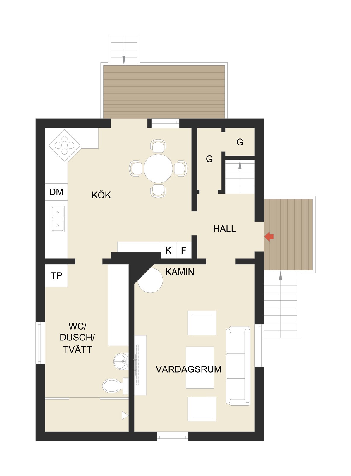 Villa/Hus, 5 rooms, 80 sqm, Nacka – bild 12