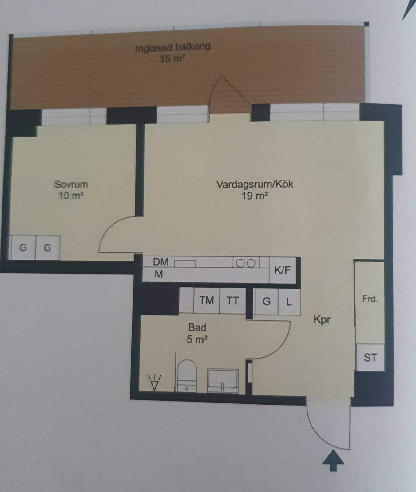 2 rok · 43 m² i Solna – bild 6