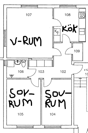 3 rok · 67 m² i Nyköping – bild 5