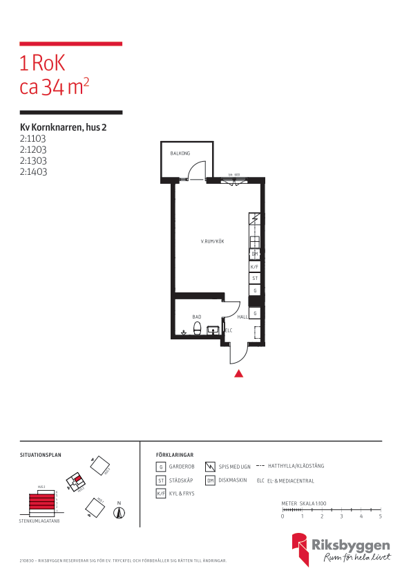 Lägenhet, 1 rooms, 34 sqm, Västerås – bild 10