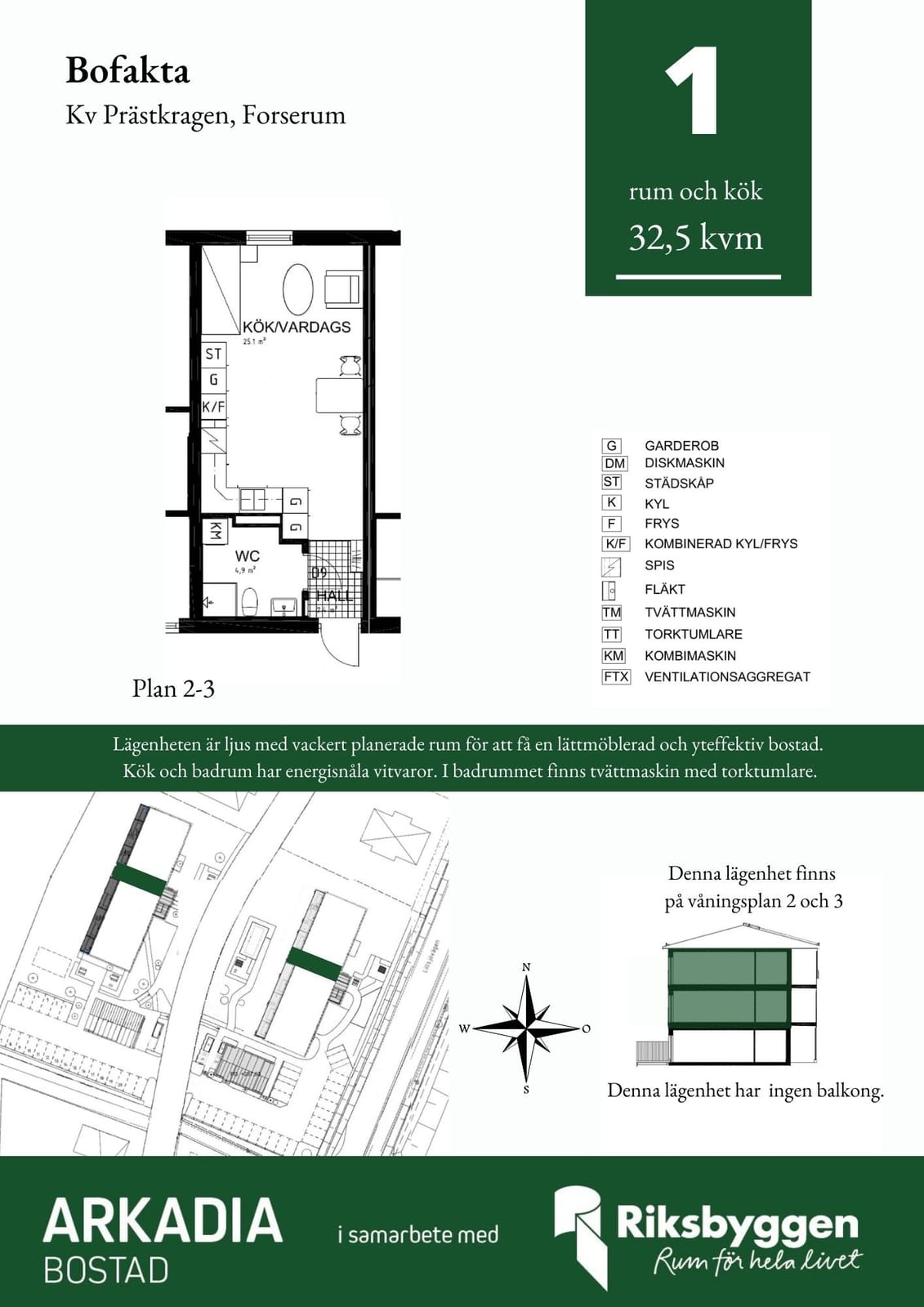 1 rok · 33 m² i Forserum – bild 13
