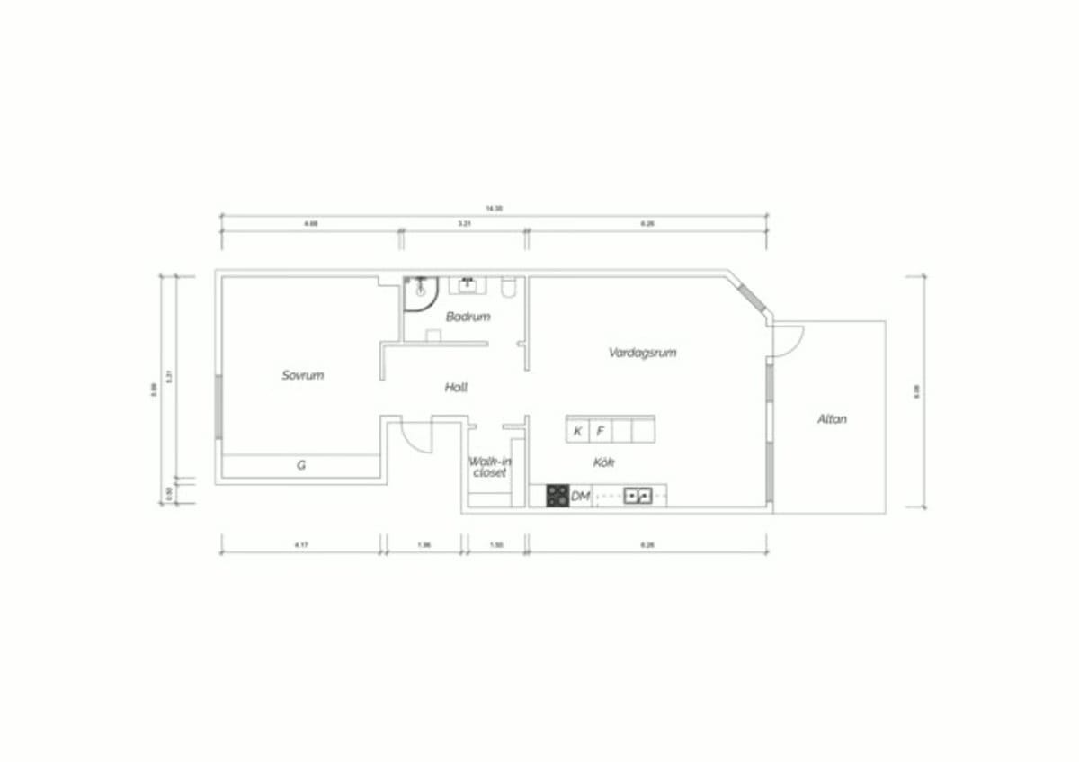 2 rok · 77 m² i Gävle – bild 16