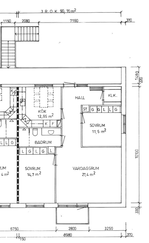 3 rok · 91 m² i Kållekärr – bild 3