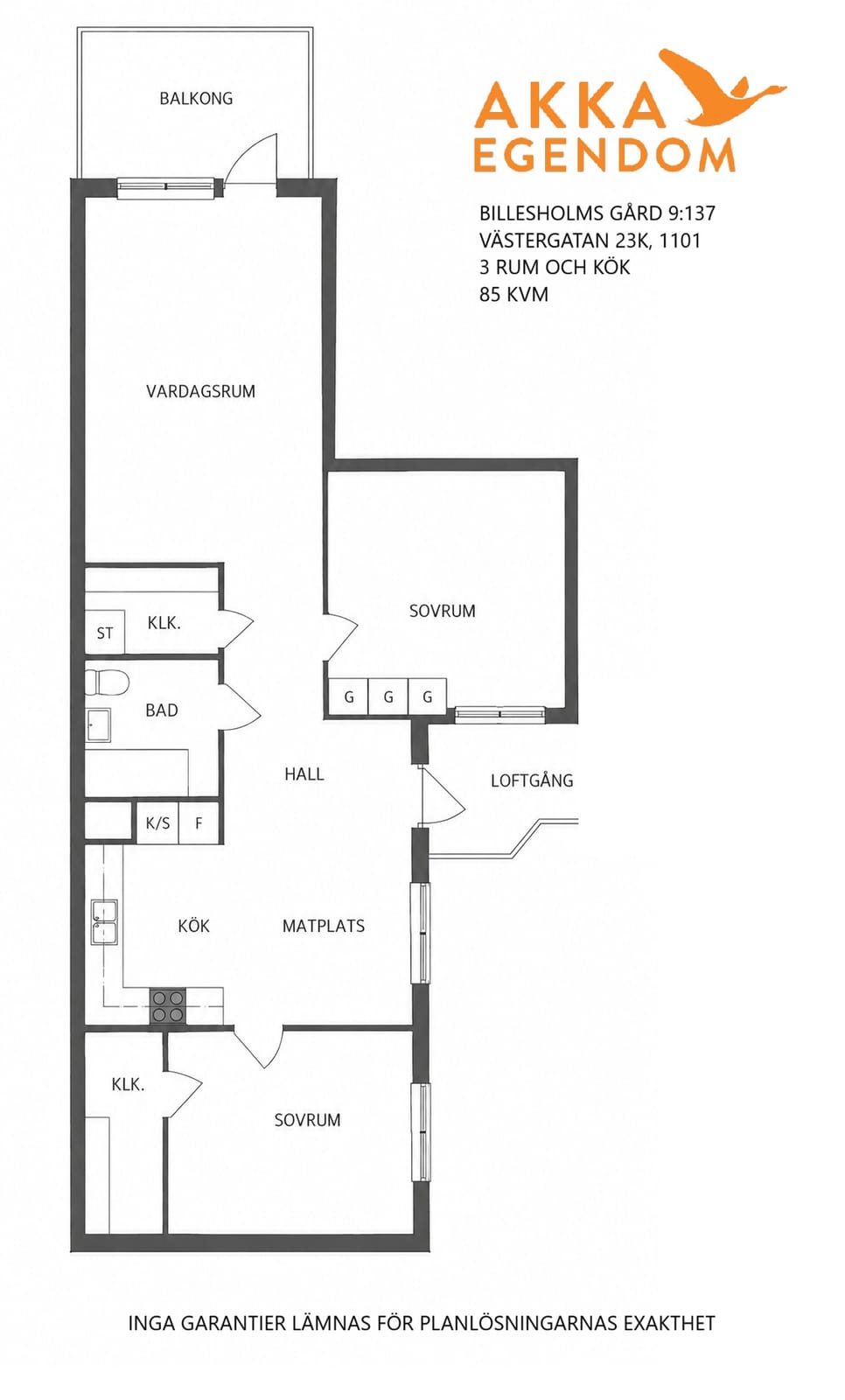 3 rok · 85 m² i Billesholm – bild 15
