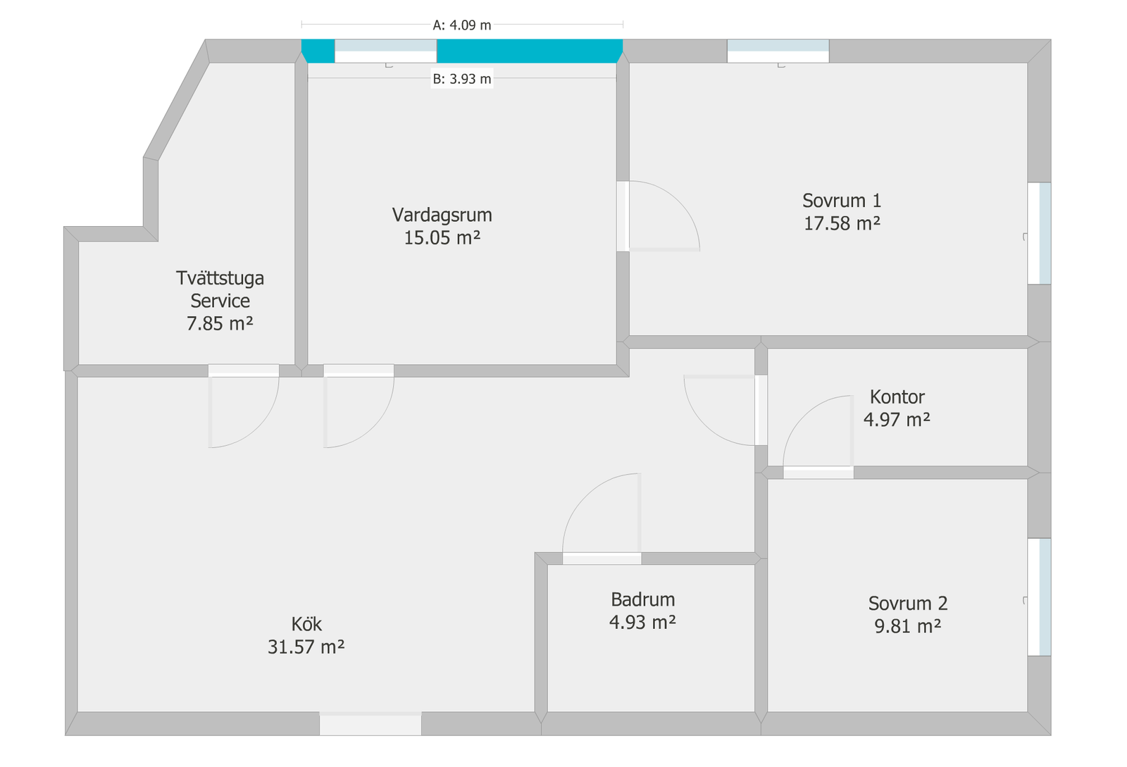 4 rok · 91 m² i YSTAD – bild 4