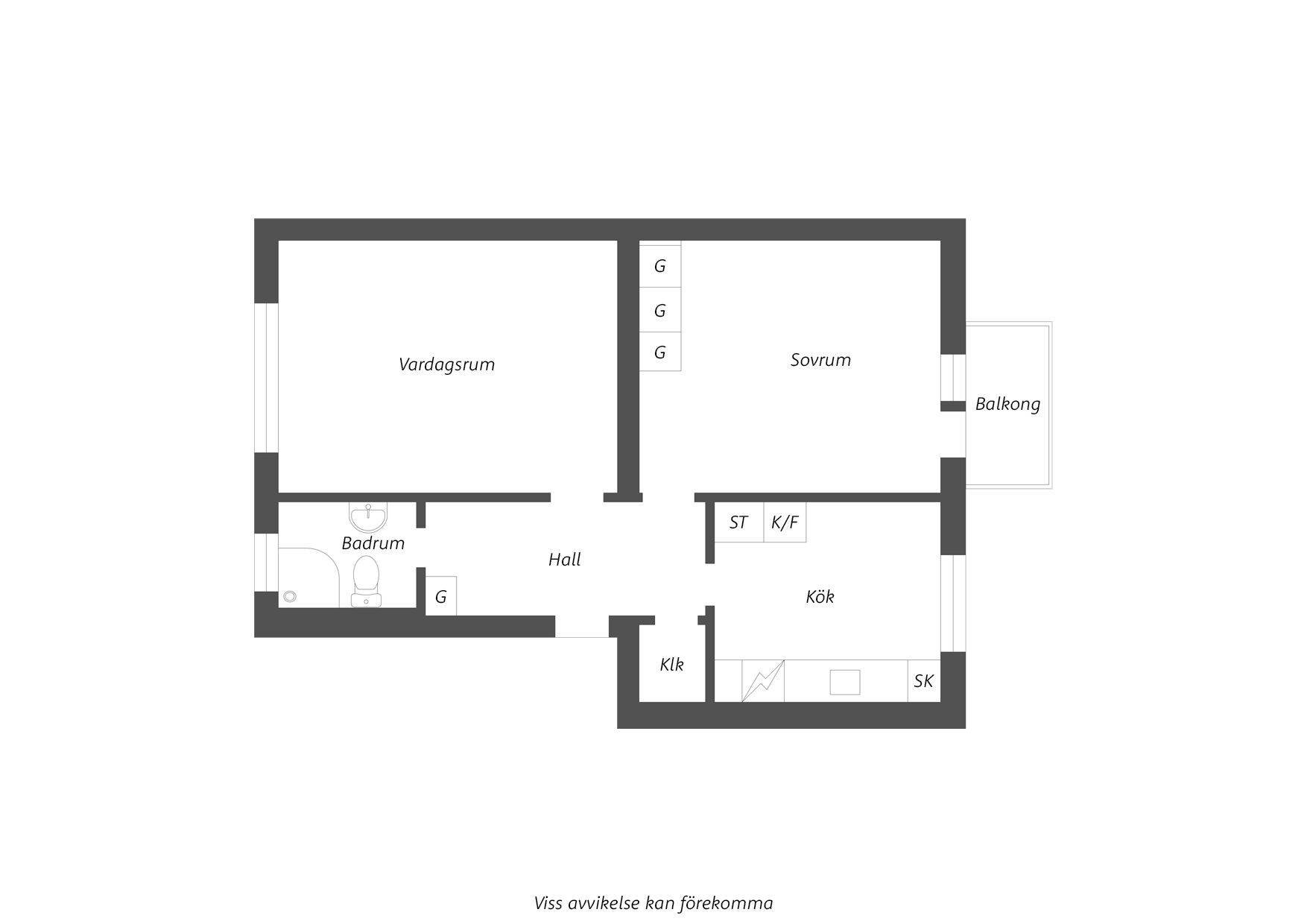 2 rok · 55 m² i Borås – bild 3