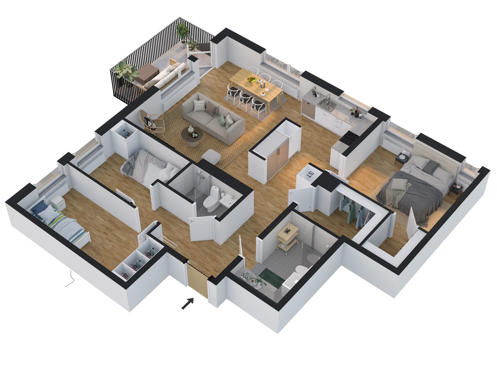 4 rok · 92 m² i Västerås – bild 25