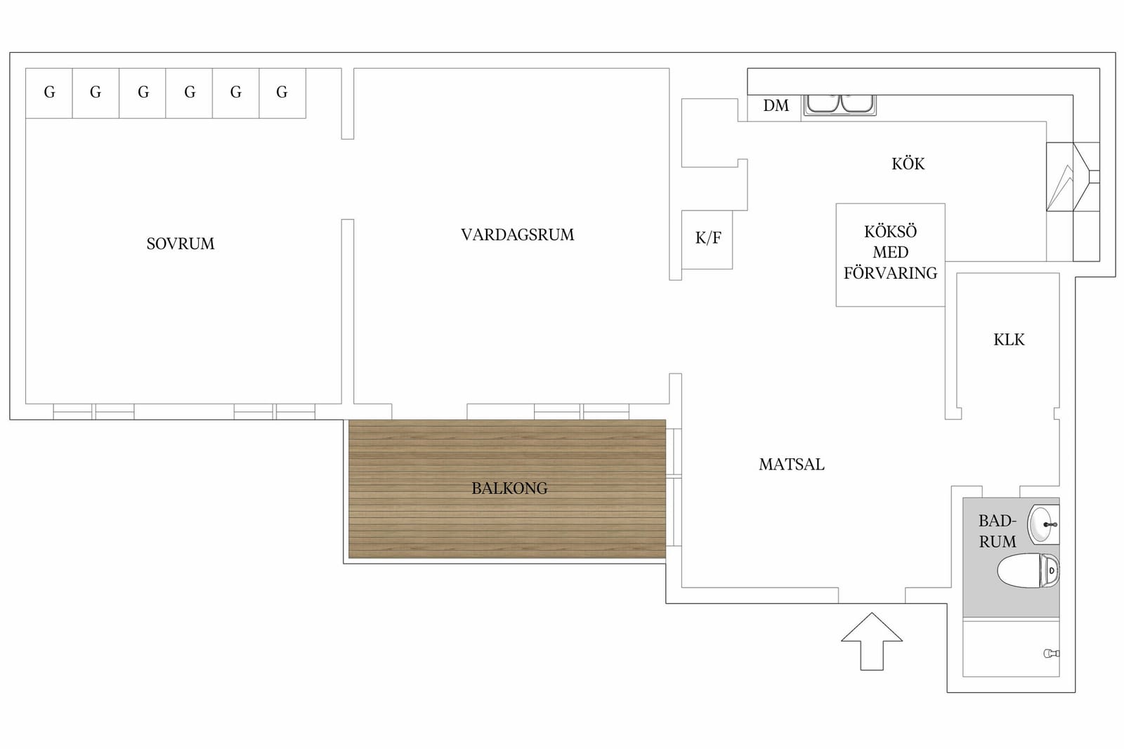 2 rok · 65 m² i Göteborg – bild 6
