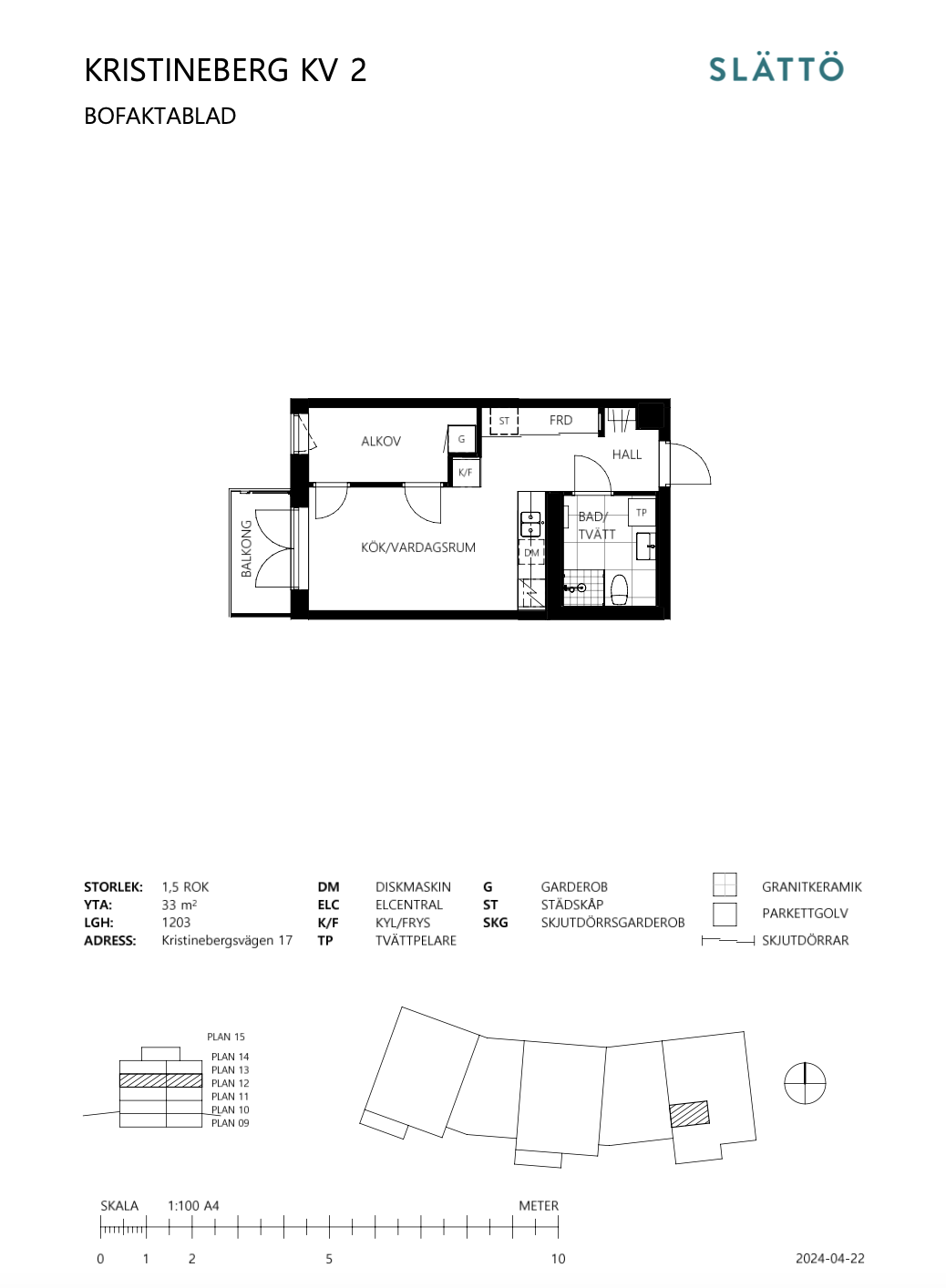 Lägenhet, 2 rooms, 33 sqm, Vallentuna – bild 10