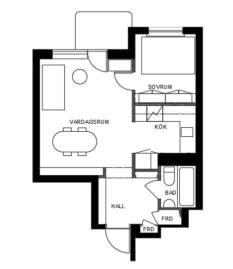 2 rok · 35 m² i Stockholm – bild 11