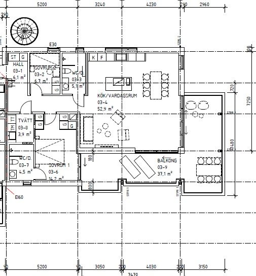 3 rok · 100 m² i Åhus – bild 3