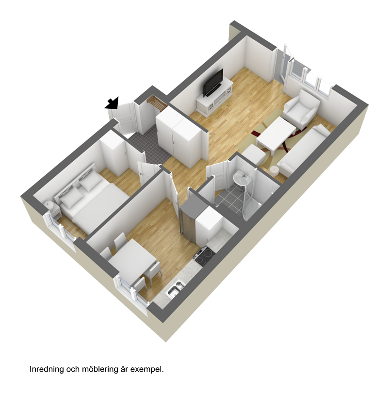 2 rok · 50 m² i Borås – bild 2