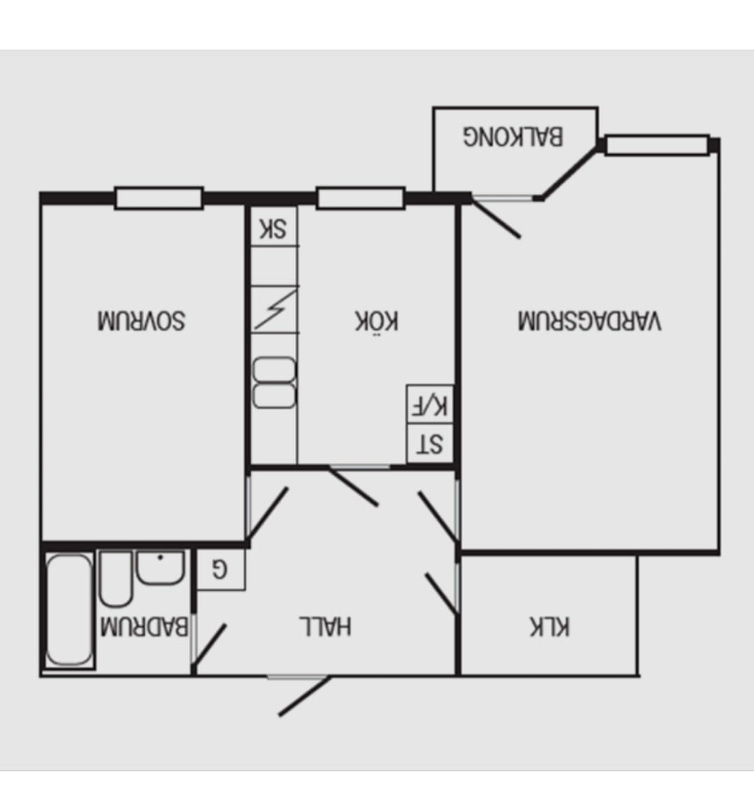 Lägenhet, 1 rooms, 30 sqm, Södertälje