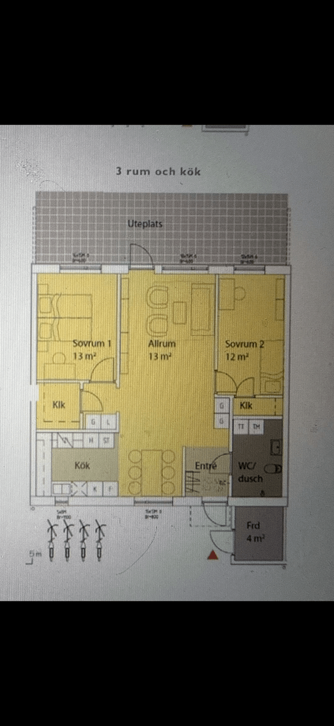 3 rok · 84 m² i Lund – bild 2