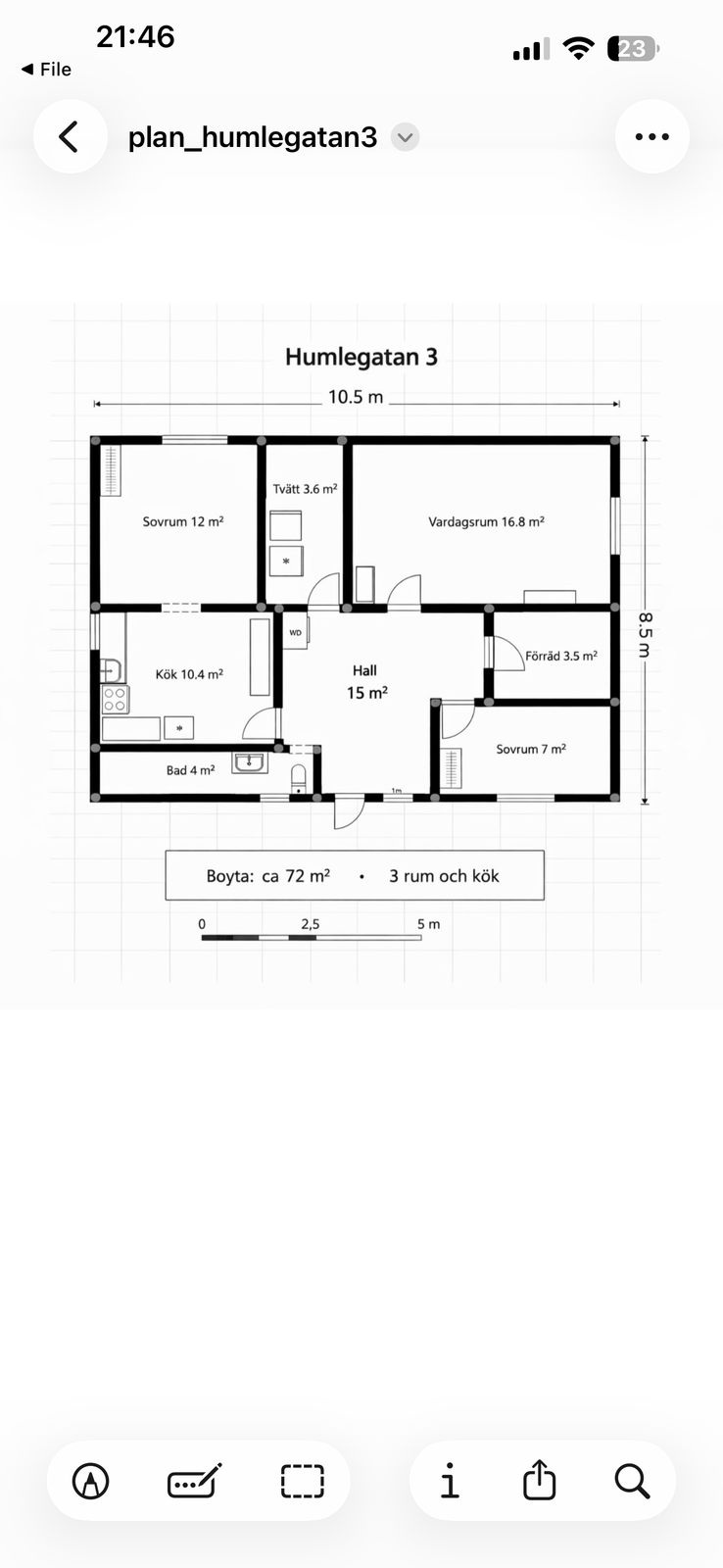 3 rok · 73 m² i Vallberga – Vallberga