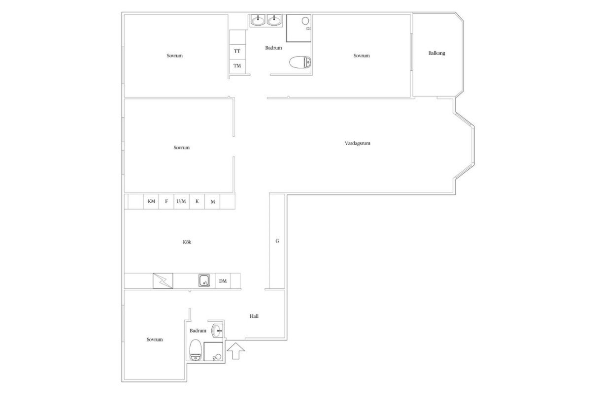 Lägenhet, 5 rooms, 131 sqm, Malmö – bild 2
