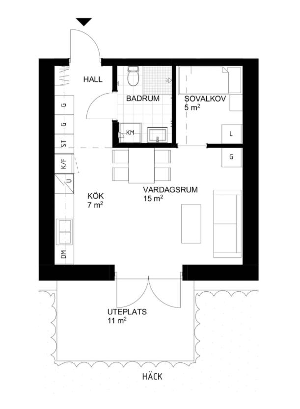 Lägenhet, 1 rooms, 37 sqm, Strängnäs – bild 9