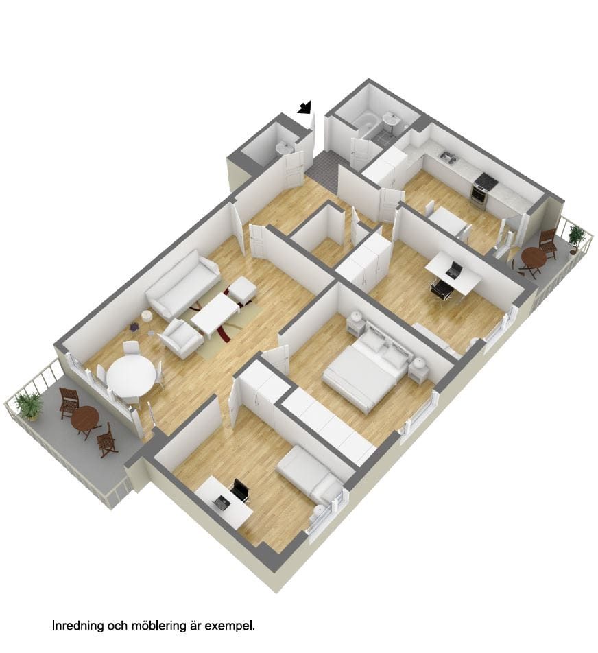 4 rok · 96 m² i Linköping – bild 5