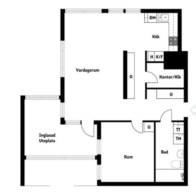 Lägenhet, 3 rooms, 73 sqm, Solna – bild 13