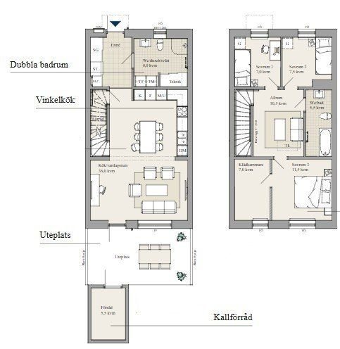 Radhus, 5 rooms, 113 sqm, Hjärup – bild 12
