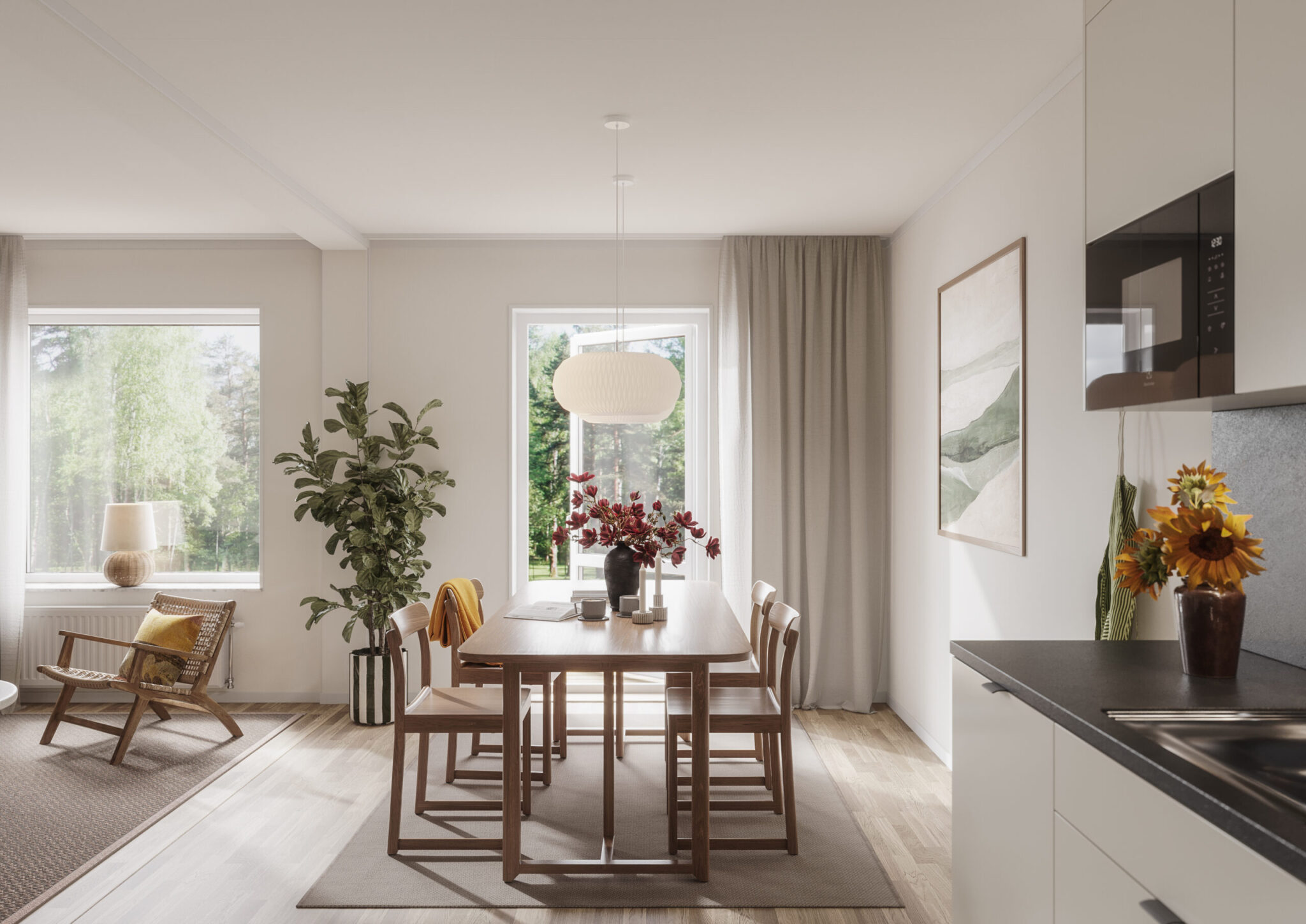 Lägenhet, 5 rooms, 113 sqm, Bålsta – bild 3